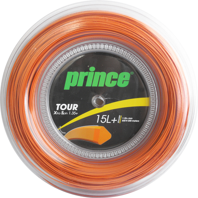Prince Tour Xtra Spin 15 (1.35+) Tennis String - 200m Reels (Black or Orange) - main image